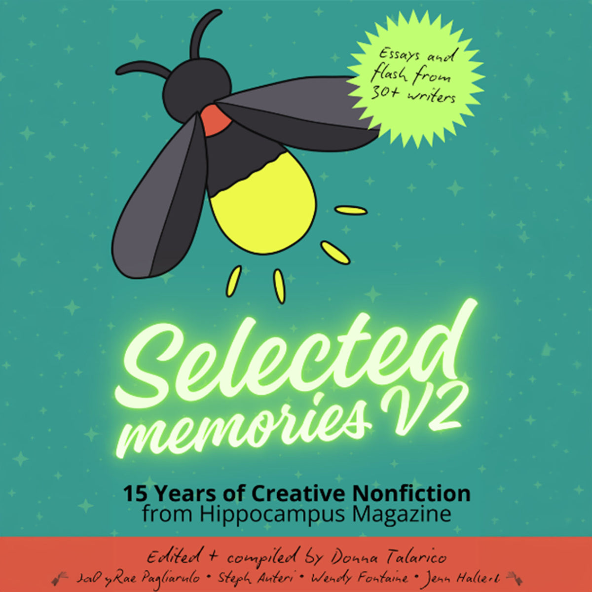 An advertisement for Selected Memories V2, 15 years of Creative Nonfiction from Hippocampus Magazine